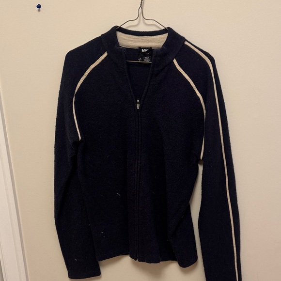 Helly Hansen Other - Helly Hansen Navy Blue Zip Up Sweater